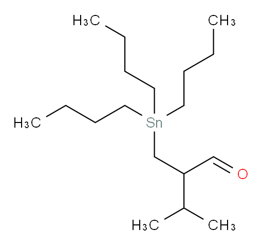 3-methyl-2-((tributylstannyl)methyl)butanal