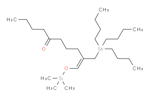 (E)-9-((tributylstannyl)methyl)-10-((trimethylsilyl)oxy)dec-9-en-5-one