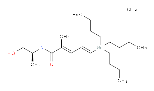 (2E,4E)-N-((S)-1-hydroxypropan-2-yl)-2-methyl-5-(tributylstannyl)penta-2,4-dienamide