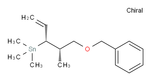 ((3R,4S)-5-(benzyloxy)-4-methylpent-1-en-3-yl)trimethylstannane