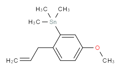 (2-allyl-5-methoxyphenyl)trimethylstannane