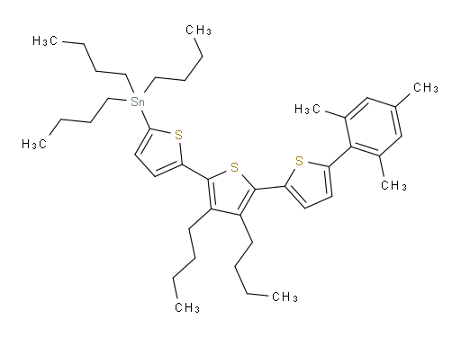 tributyl(3',4'-dibutyl-5''-mesityl-[2,2':5',2''-terthiophen]-5-yl)stannane