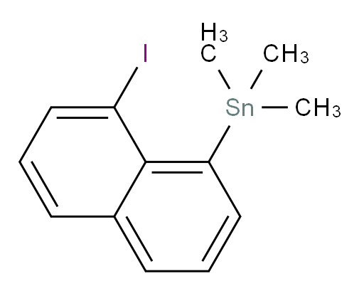 (8-iodonaphthalen-1-yl)trimethylstannane