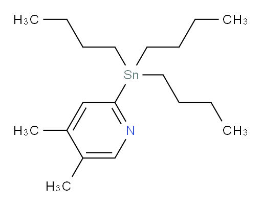 4,5-dimethyl-2-(tributylstannyl)pyridine