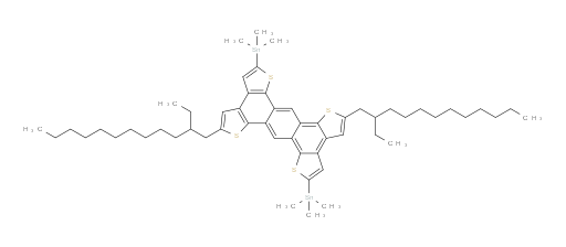 (5,12-bis(2-ethyldodecyl)anthra[1,2-b:4,3-b':5,6-b'':8,7-b''']tetrathiophene-2,9-diyl)bis(trimethylstannane)