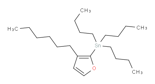 tributyl(3-hexylfuran-2-yl)stannane