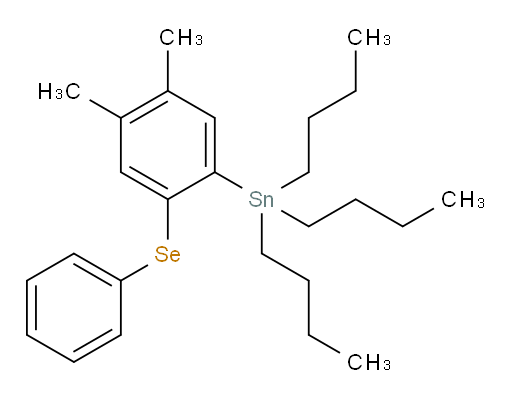 tributyl(4,5-dimethyl-2-(phenylselanyl)phenyl)stannane