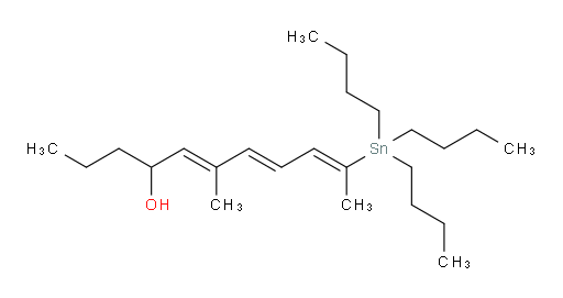 (5E,7E,9E)-6-methyl-10-(tributylstannyl)undeca-5,7,9-trien-4-ol