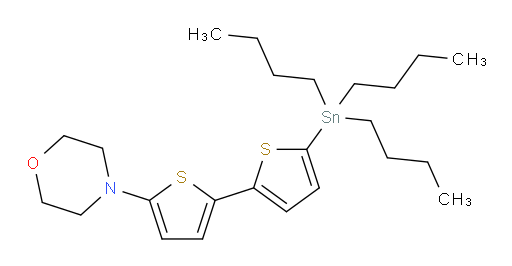 4-(5'-(三丁基锡基)-[2,2'-联噻吩]-5-基)吗啉