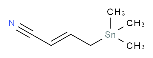 (E)-4-(trimethylstannyl)but-2-enenitrile