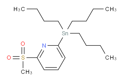 2-(甲基磺酰基)-6-(三丁基锡基)吡啶
