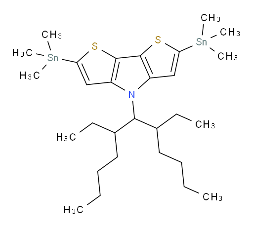 4-(5,7-二乙基十一烷-6-基)-2,6-双(三甲基锡基)-4H-二噻吩并[3,2-b:2',3'-d]吡咯