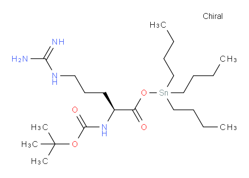 (S)-tributylstannyl 2-((tert-butoxycarbonyl)amino)-5-guanidinopentanoate