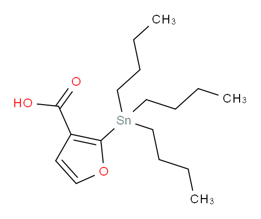 2-(三丁基锡基)呋喃-3-甲酸