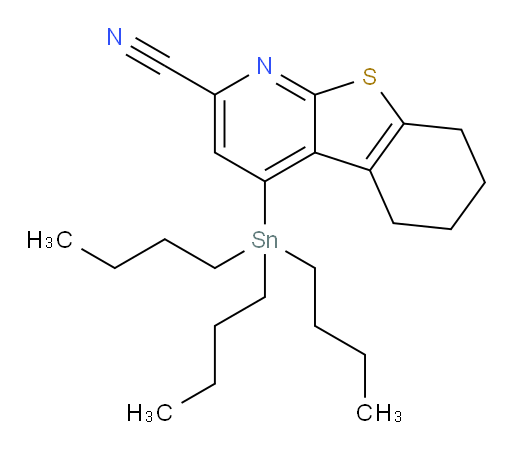 4-(tributylstannyl)-5,6,7,8-tetrahydrobenzo[4,5]thieno[2,3-b]pyridine-2-carbonitrile