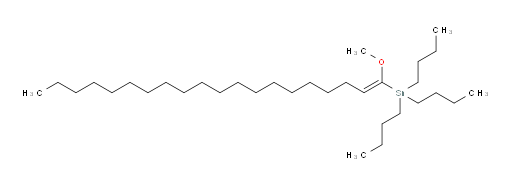 (E)-tributyl(1-methoxyicos-1-en-1-yl)stannane