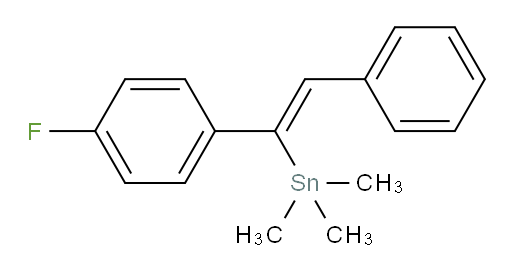 (Z)-(1-(4-fluorophenyl)-2-phenylvinyl)trimethylstannane