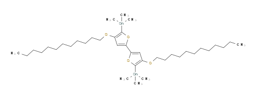 (4,4'-bis(dodecylthio)-[2,2'-bithiophene]-5,5'-diyl)bis(trimethylstannane)