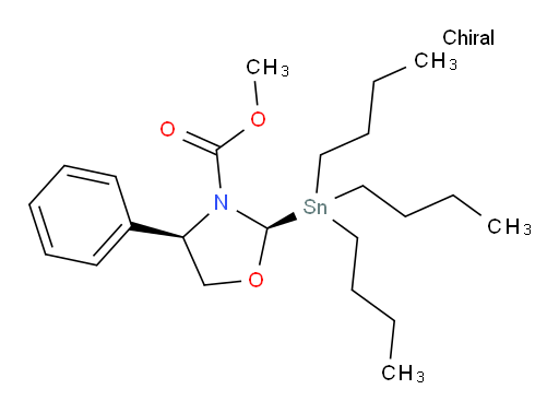 (2R,4R)-methyl 4-phenyl-2-(tributylstannyl)oxazolidine-3-carboxylate