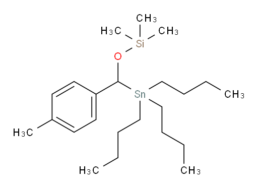 trimethyl(p-tolyl(tributylstannyl)methoxy)silane