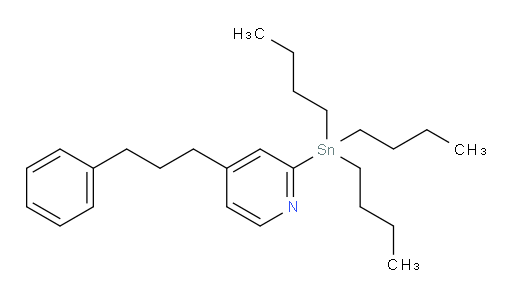 4-(3-phenylpropyl)-2-(tributylstannyl)pyridine