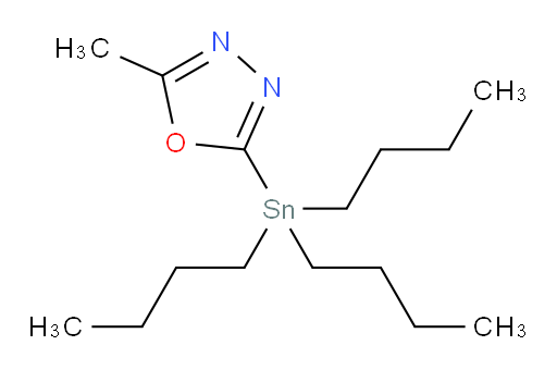 2-methyl-5-(tributylstannyl)-1,3,4-oxadiazole