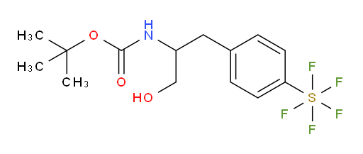 [4-[2-[[(1,1-Dimethylethoxy)carbonyl]amino]-3-hydroxypropyl]phenyl]sulfur pentafluoride