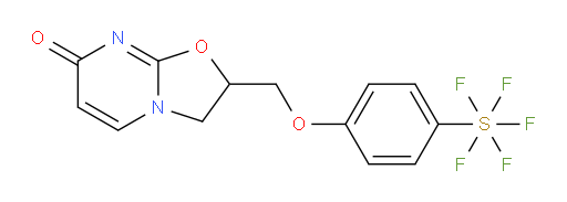 [4-[[(2S)-2,3-Dihydro-7-oxo-7H-oxazolo[3,2-a]pyrimidin-2-yl]methoxy]phenyl]sulfur pentafluoride