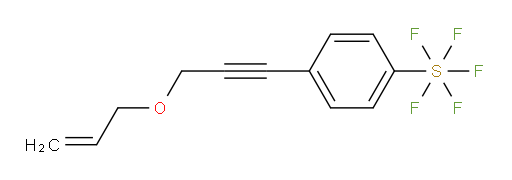 4-(3-(allyloxy)prop-1-yn-1-yl)(pentafluoromercapto)benzene