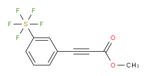 [3-(3-methoxy-3-oxo-1-propyn-1-yl)phenyl]sulfur pentafluoride