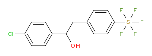 1-(4-chlorophenyl)-2-(4-(pentafluoromercapto)phenyl)ethanol
