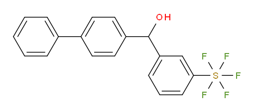 [1,1'-biphenyl]-4-yl(3-(pentafluoromercapto)phenyl)methanol