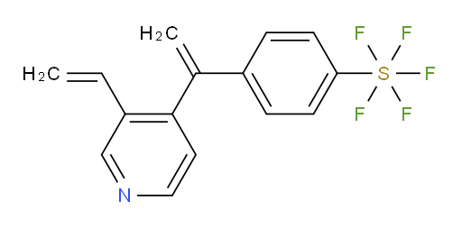 4-(1-(3-vinylpyridin-4-yl)vinyl)(pentafluoromercapto)benzene