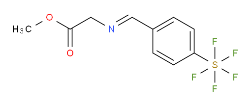 [4-[[(2-methoxy-2-oxoethyl)imino]methyl]phenyl]sulfur pentafluoride