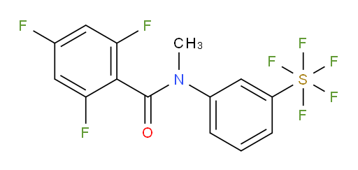 [3-[methyl(2,4,6-trifluorobenzoyl)amino]phenyl]sulfur pentafluoride