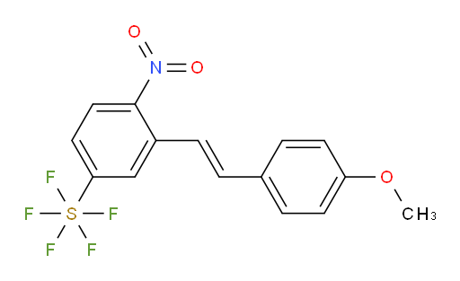 [3-[(1E)-2-(4-methoxyphenyl)ethenyl]-4-nitrophenyl]sulfur pentafluoride
