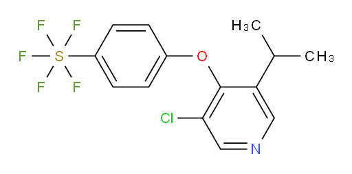 4-((3-chloro-5-isopropylpyridin-4-yl)oxy)(pentafluoromercapto)benzene