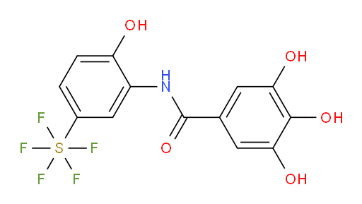 [4-hydroxy-3-[(3,4,5-trihydroxybenzoyl)amino]phenyl]sulfur pentafluoride