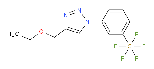 3-(4-(ethoxymethyl)-1H-1,2,3-triazol-1-yl)(pentafluoromercapto)benzene