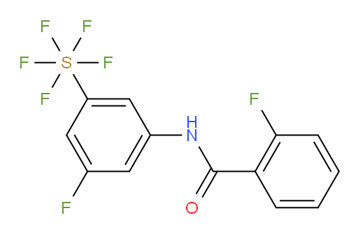 [3-fluoro-5-[(2-fluorobenzoyl)amino]phenyl]sulfur pentafluoride