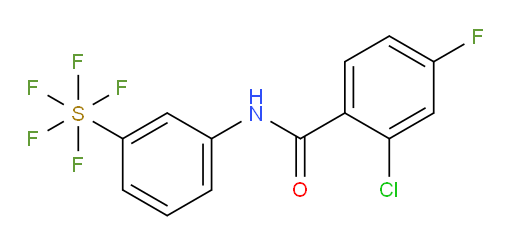 [3-[(2-Chloro-4-fluorobenzoyl)amino]phenyl]sulfur pentafluoride