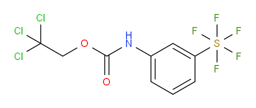 2,2,2-trichloroethyl (3-(pentafluoromercapto)phenyl)carbamate