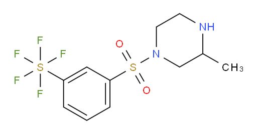 [3-[(3-methyl-1-piperazinyl)sulfonyl]phenyl]sulfur pentafluoride