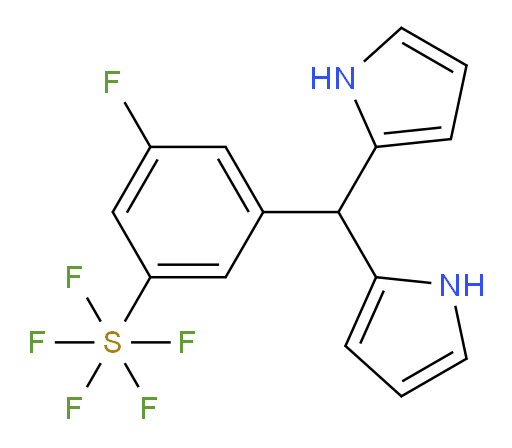 [3-(Di-1H-pyrrol-2-ylmethyl)-5-fluorophenyl]sulfur pentafluoride