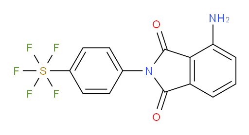 4-amino-2-(4-(pentafluoromercapto)phenyl)isoindoline-1,3-dione