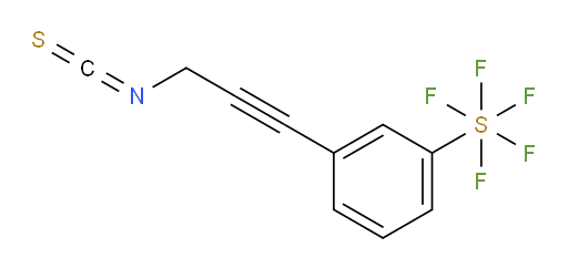 3-(3-isothiocyanatoprop-1-yn-1-yl)(pentafluoromercapto)benzene
