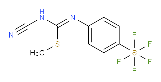 [4-[[(Z)-(Cyanoimino)(methylthio)methyl]amino]phenyl]sulfur pentafluoride