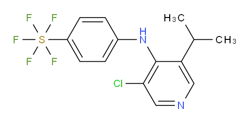 4-((3-chloro-5-isopropylpyridin-4-yl)amino)(pentafluoromercapto)benzene