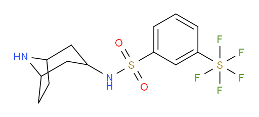 [3-[(8-Azabicyclo[3.2.1]oct-3-ylamino)sulfonyl]phenyl]sulfur pentafluoride
