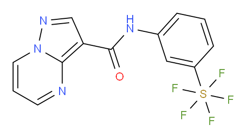 N-(3-(pentafluoromercapto)phenyl)pyrazolo[1,5-a]pyrimidine-3-carboxamide